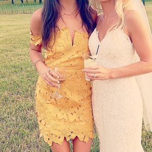 Saylor x Free People Off the Shoulder Dress